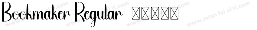 Bookmaker Regular字体转换
